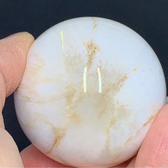 Flower Agate Sphere Crystal Ball Self Confidence Courage - Picture 5 of 17